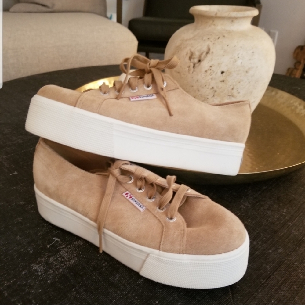 Superga Suede Platform